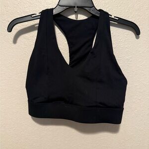 Fabletics Black Women's Sports Bra with Phone Pocket